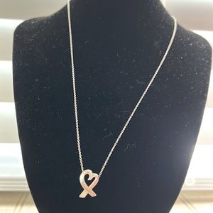 EUC ❤️Tiffany & Co Paloma Picasso heart ❤️ necklace AUTHENTIC ❤️❤️🔥🔥🔥